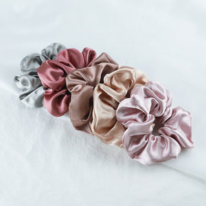5-Set Silk Scrunchies