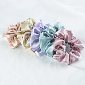 5-Set Silk Scrunchies