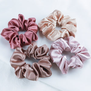 5-Set Silk Scrunchies