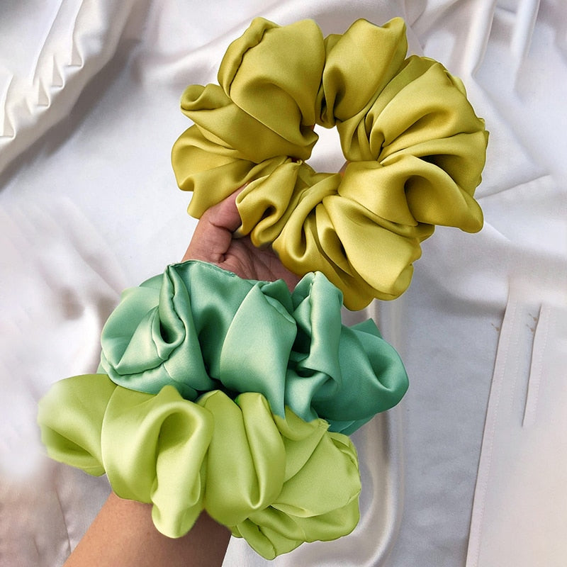 Oversized Satin Scrunchies
