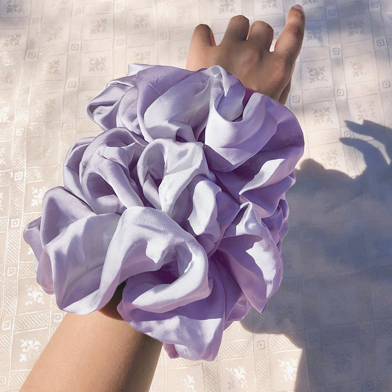 Oversized Satin Scrunchies