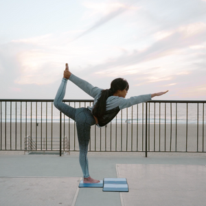 Blue Yoga Squares